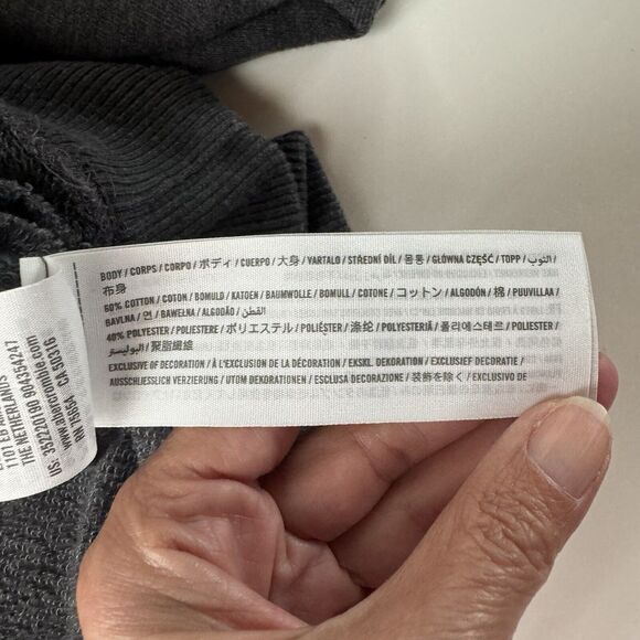 Hollister Women’s Long Sleeve Gray Crewneck Sweater Open Back Pullover Size XS - Picture 11 of 14